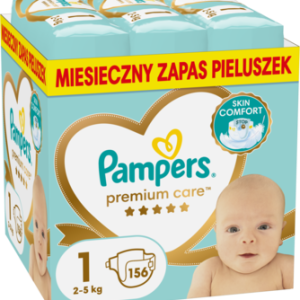 PAMPERS Premium Care pieluchy 2 5kg rozmiar 1 156 szt